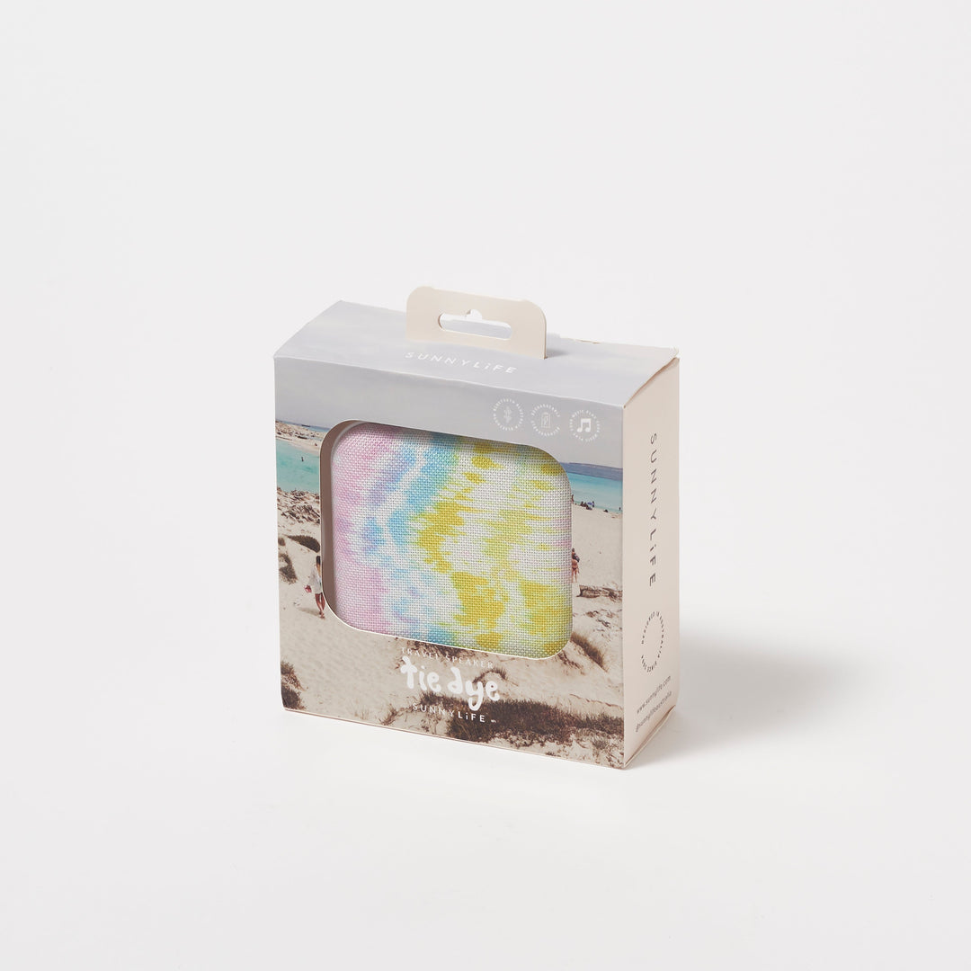 SUNNYLiFE nešiojama Bluetooth garso kolonėlė – TIE DYE SORBET - Summer Boutique - S3ITSPTD