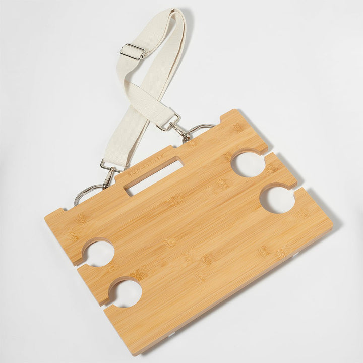SUNNYLiFE nešiojamas pikniko stalelis – LE WEEKEND NATURAL - Summer Boutique - S41BTNAT