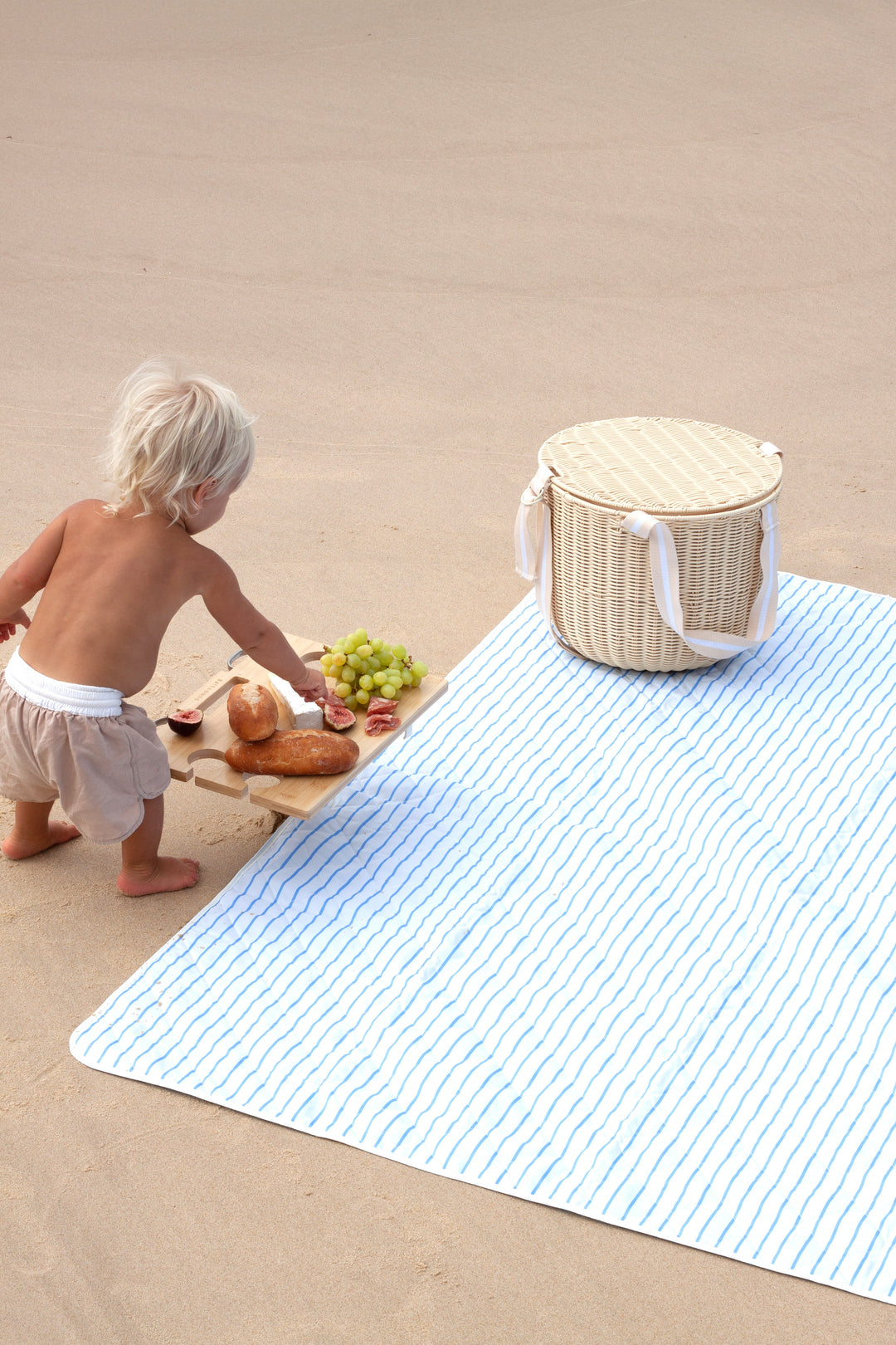 SUNNYLiFE nešiojamas pikniko stalelis – LE WEEKEND NATURAL - Summer Boutique - S41BTNAT