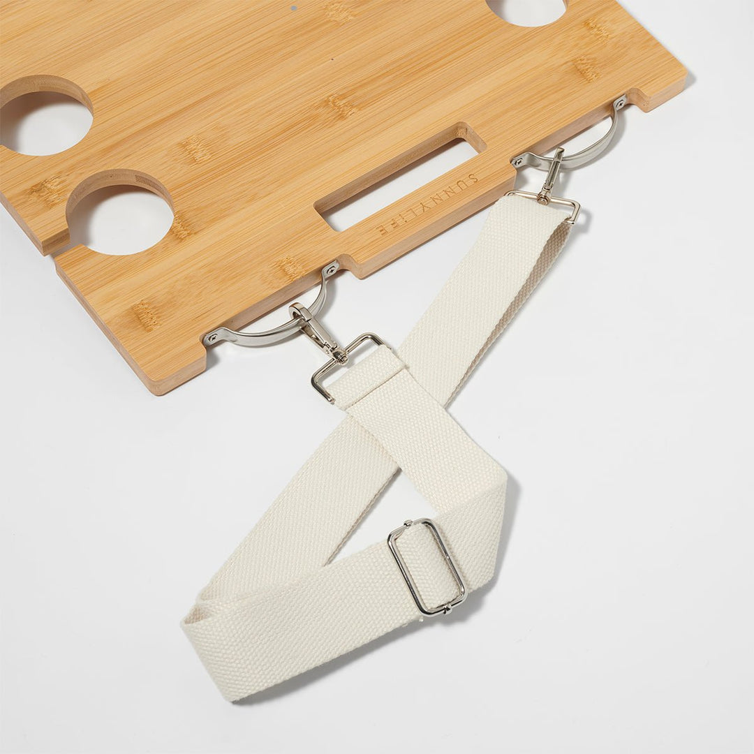 SUNNYLiFE nešiojamas pikniko stalelis – LE WEEKEND NATURAL - Summer Boutique - S41BTNAT