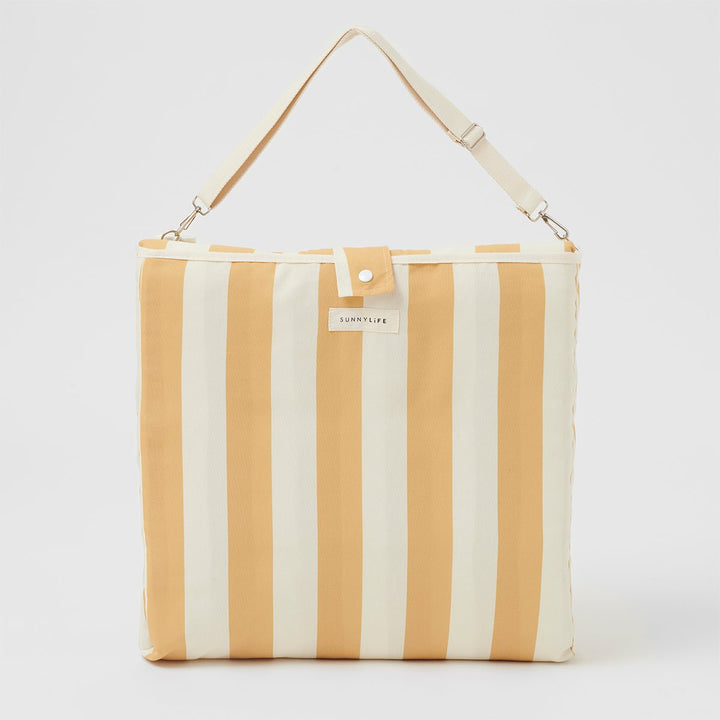 SUNNYLiFE paplūdimio gultas – MANGO BAY GOLDEN MUSTARD STRIPE - Summer Boutique - S41BRMST