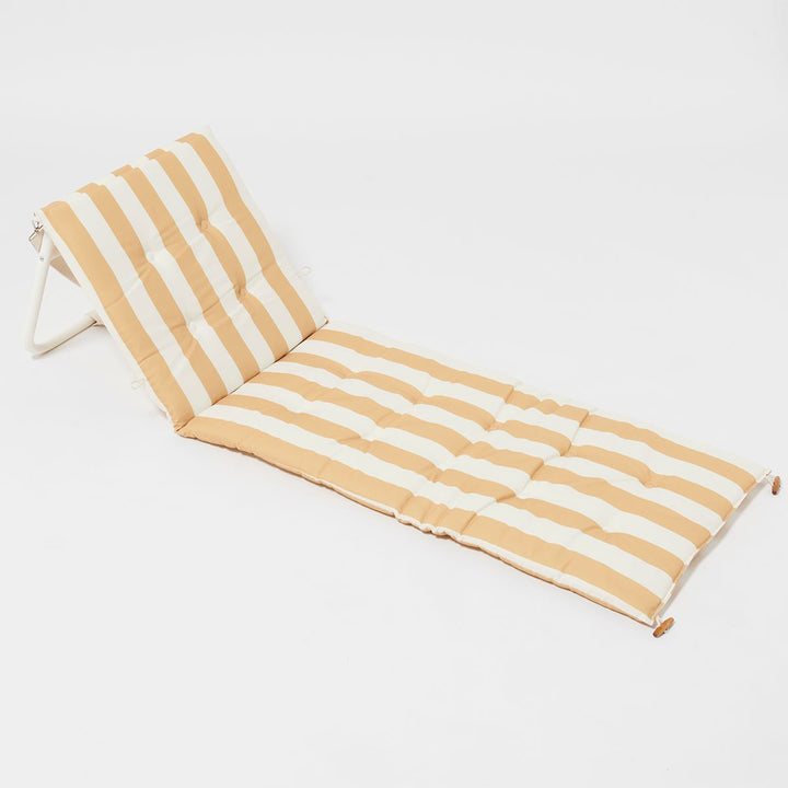 SUNNYLiFE paplūdimio gultas – MANGO BAY GOLDEN MUSTARD STRIPE - Summer Boutique - S41BRMST
