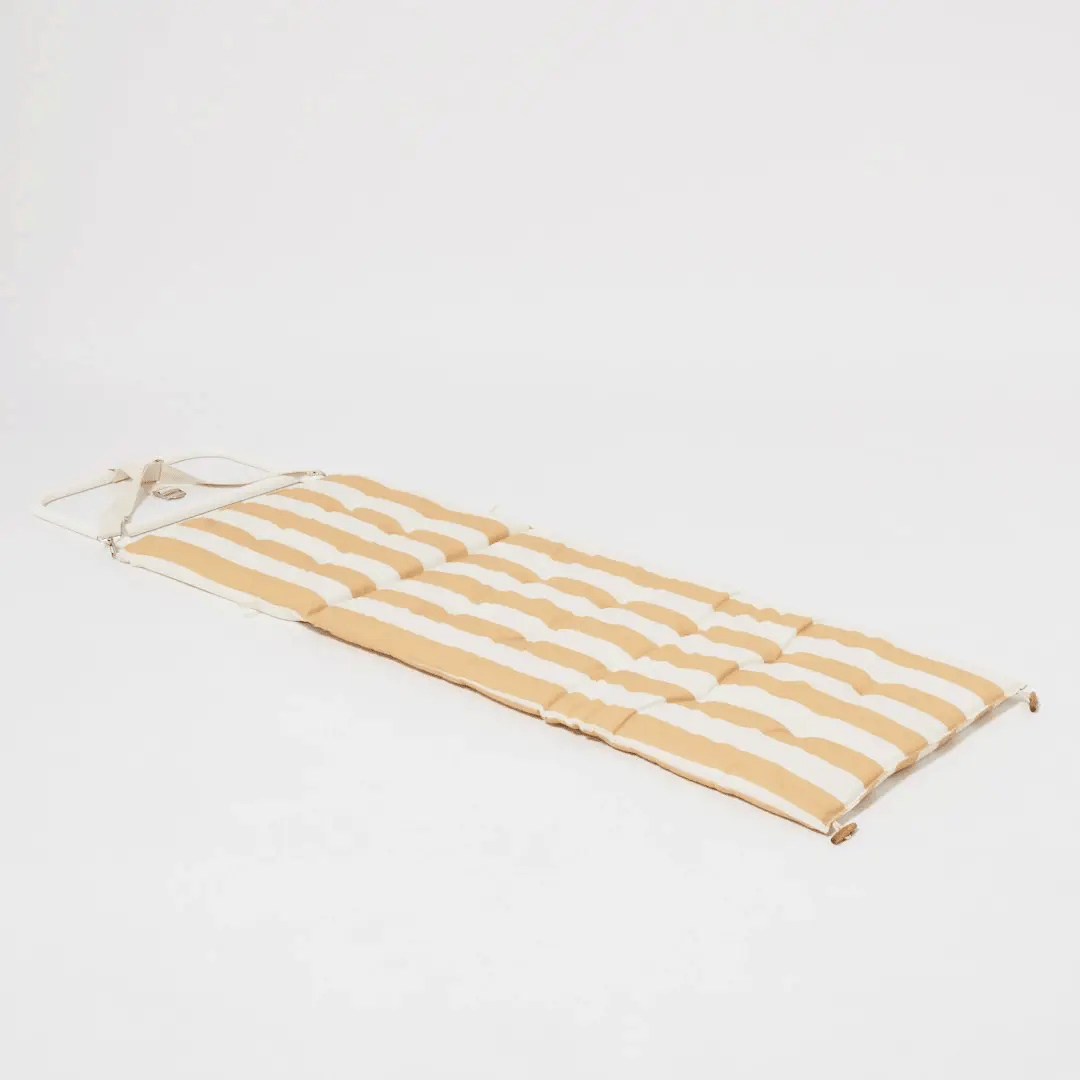SUNNYLiFE paplūdimio gultas – MANGO BAY GOLDEN MUSTARD STRIPE - Summer Boutique - S41BRMST
