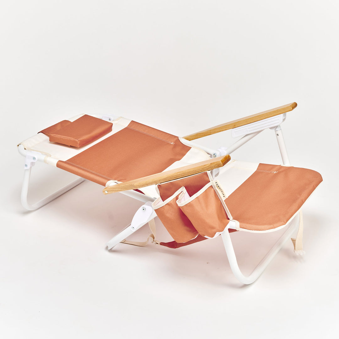 SUNNYLiFE paplūdimio kėdė Deluxe – TIERRA CLAY BLOCK - Summer Boutique - S61DBCTC