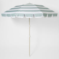 SUNNYLiFE paplūdimio skėtis nuo saulės – LA PALMA SAGE STRIPE - Summer Boutique - S51CBUSS