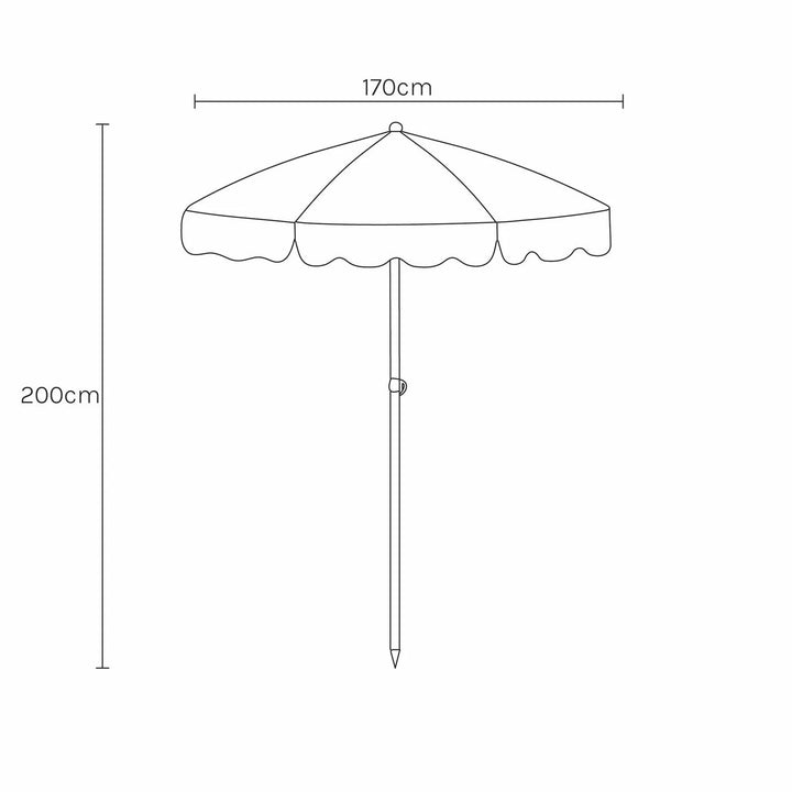 SUNNYLiFE paplūdimio skėtis nuo saulės – MARINE - Summer Boutique - S51CBUMA