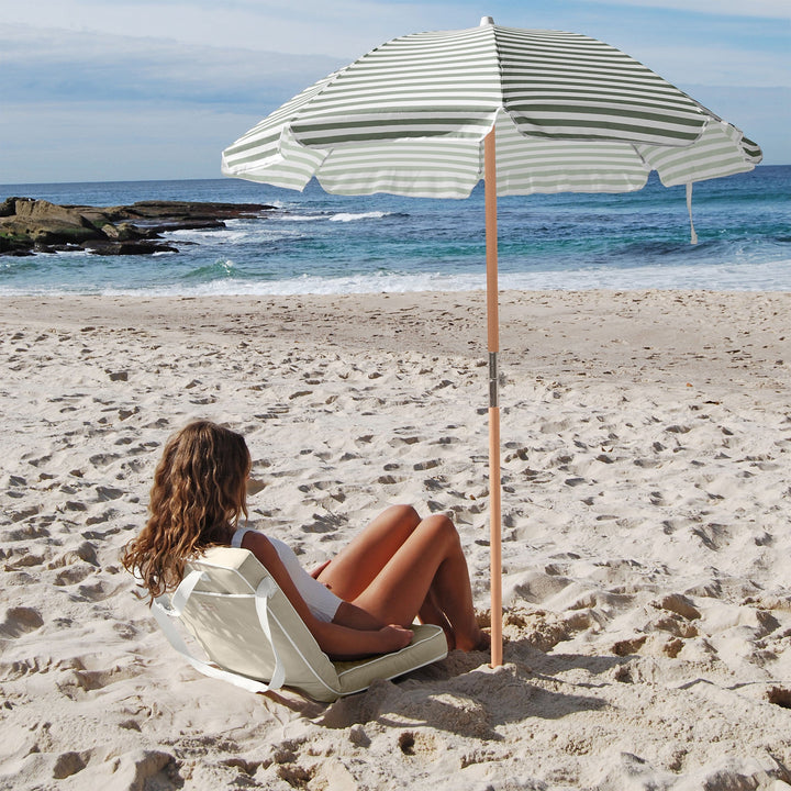 SUNNYLiFE paplūdimio skėtis nuo saulės – SEAGRASS STRIPE - Summer Boutique - S61LBUSS