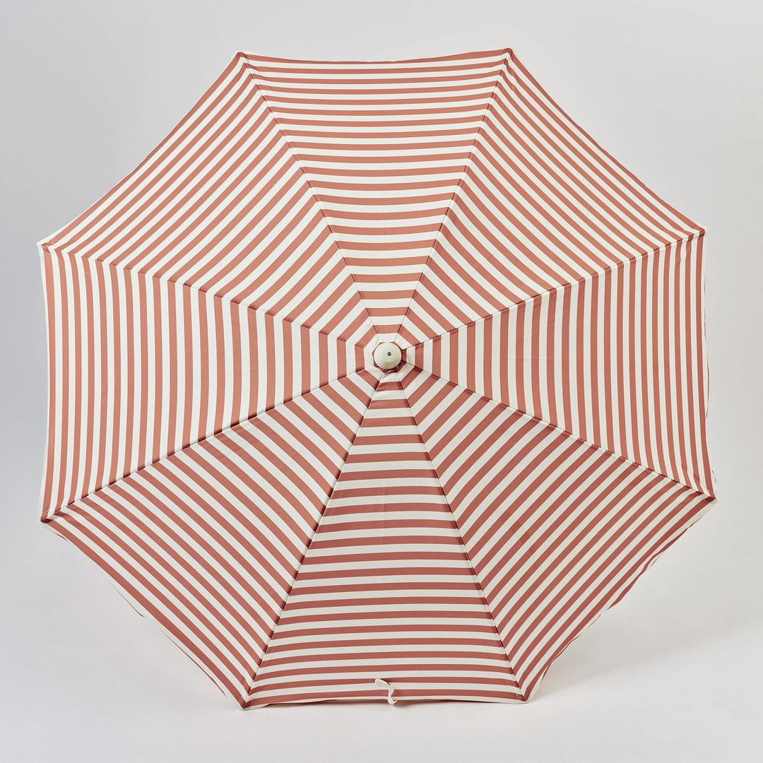 SUNNYLiFE paplūdimio skėtis nuo saulės – TIERRA CLAY STRIPE - Summer Boutique - S61LBUTC