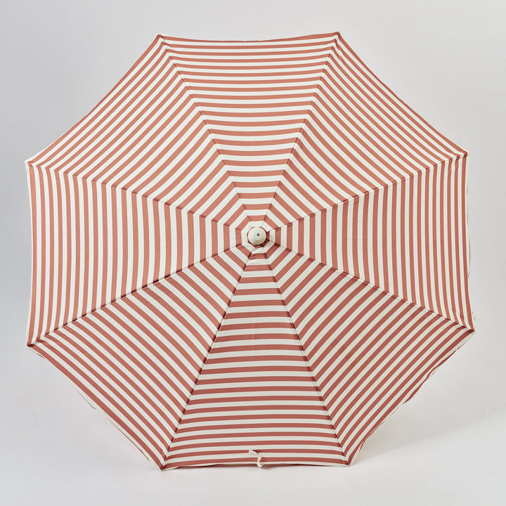 SUNNYLiFE paplūdimio skėtis nuo saulės – TIERRA CLAY STRIPE - Summer Boutique - S61LBUTC