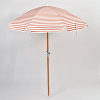 SUNNYLiFE paplūdimio skėtis nuo saulės – TIERRA CLAY STRIPE - Summer Boutique - S61LBUTC