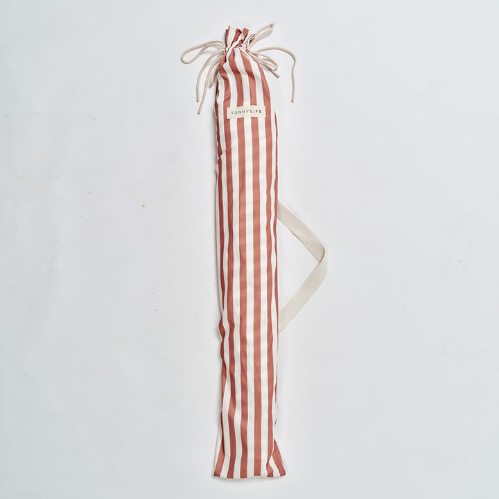 SUNNYLiFE paplūdimio skėtis nuo saulės – TIERRA CLAY STRIPE - Summer Boutique - S61LBUTC