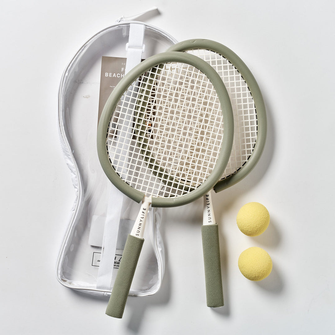 SUNNYLiFE paplūdimio teniso raketės – SEAGRASS SAGE - Summer Boutique - S61FBPSG