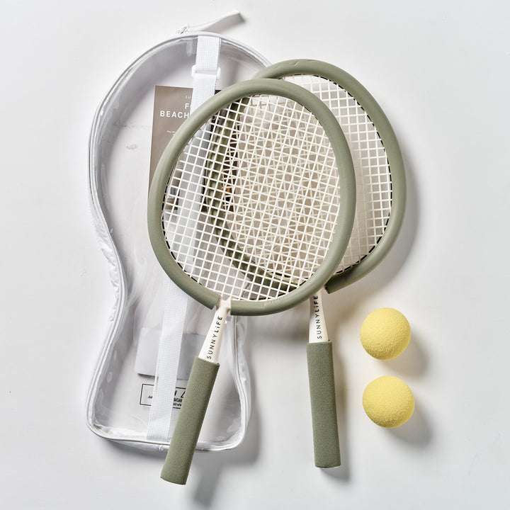 SUNNYLiFE paplūdimio teniso raketės – SEAGRASS SAGE - Summer Boutique - S61FBPSG