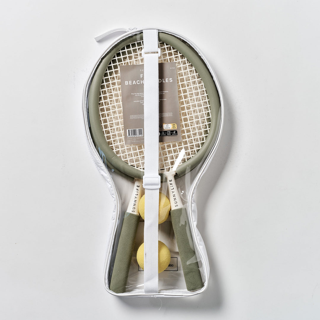 SUNNYLiFE paplūdimio teniso raketės – SEAGRASS SAGE - Summer Boutique - S61FBPSG