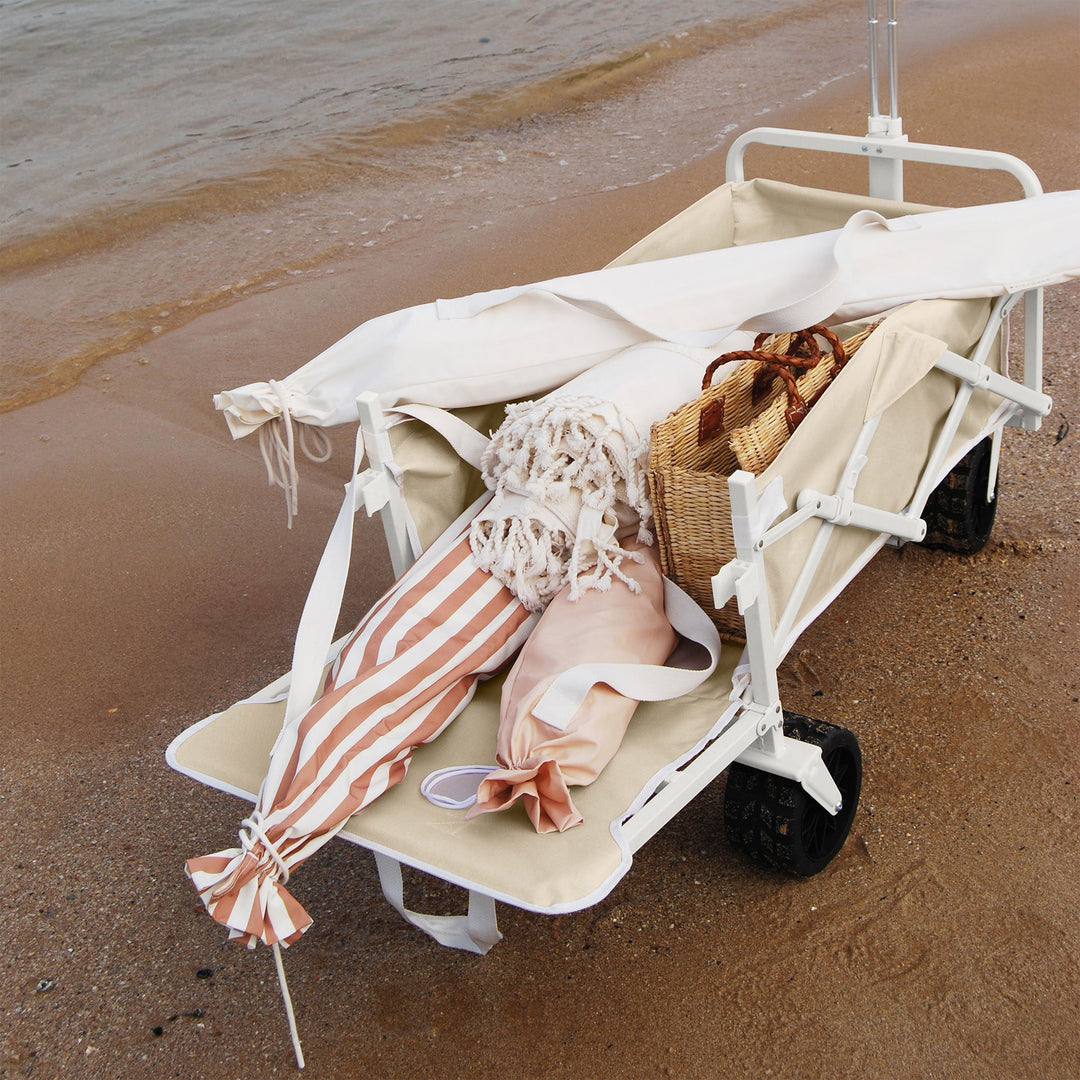 SUNNYLiFE paplūdimio vežimėlis – OYSTER - Summer Boutique - S61BCOYS