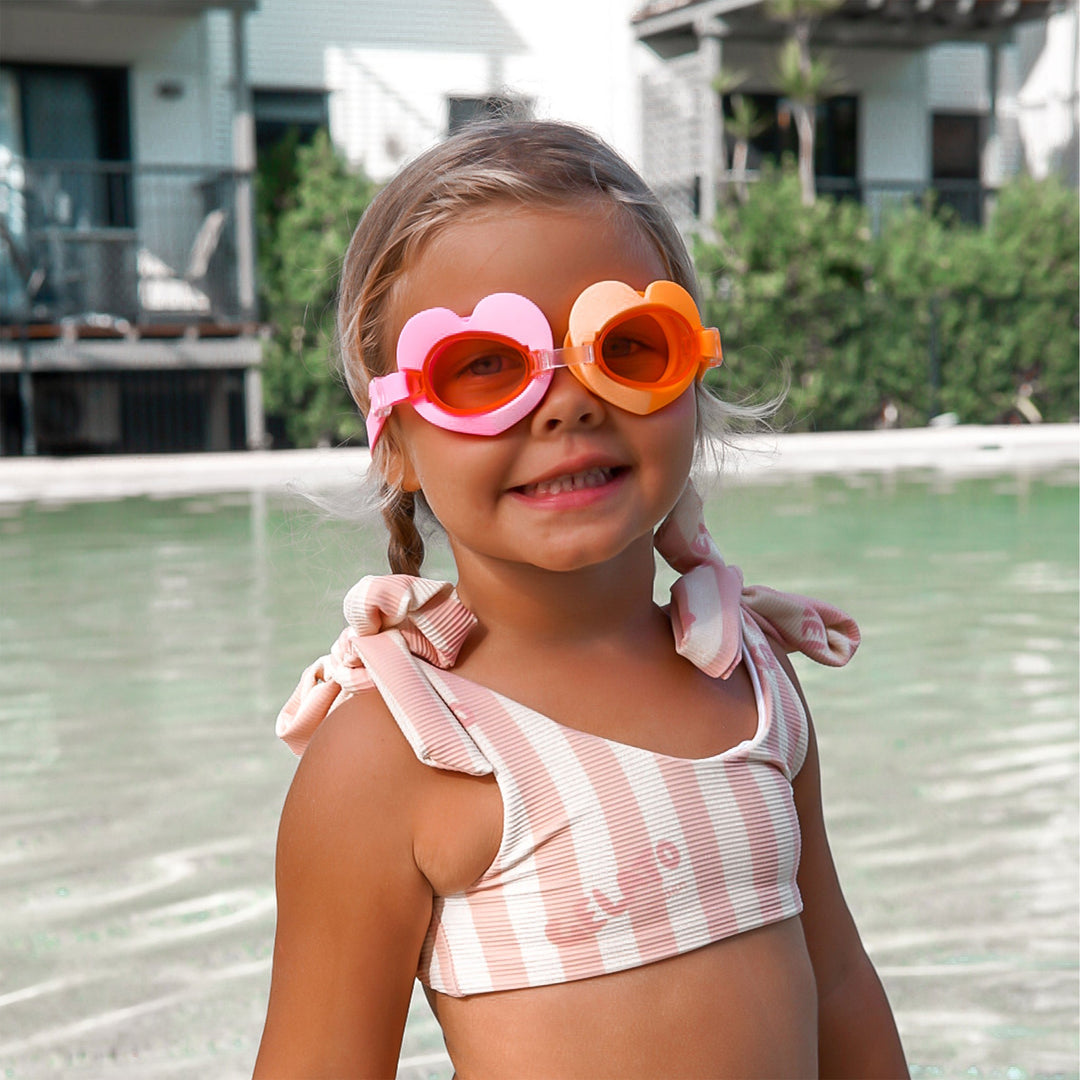 SUNNYLiFE plaukimo akiniai – POPPY THE PEACH - Summer Boutique - S61SGPPM