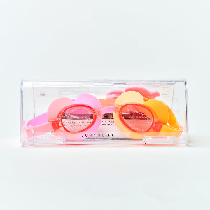 SUNNYLiFE plaukimo akiniai – POPPY THE PEACH - Summer Boutique - S61SGPPM