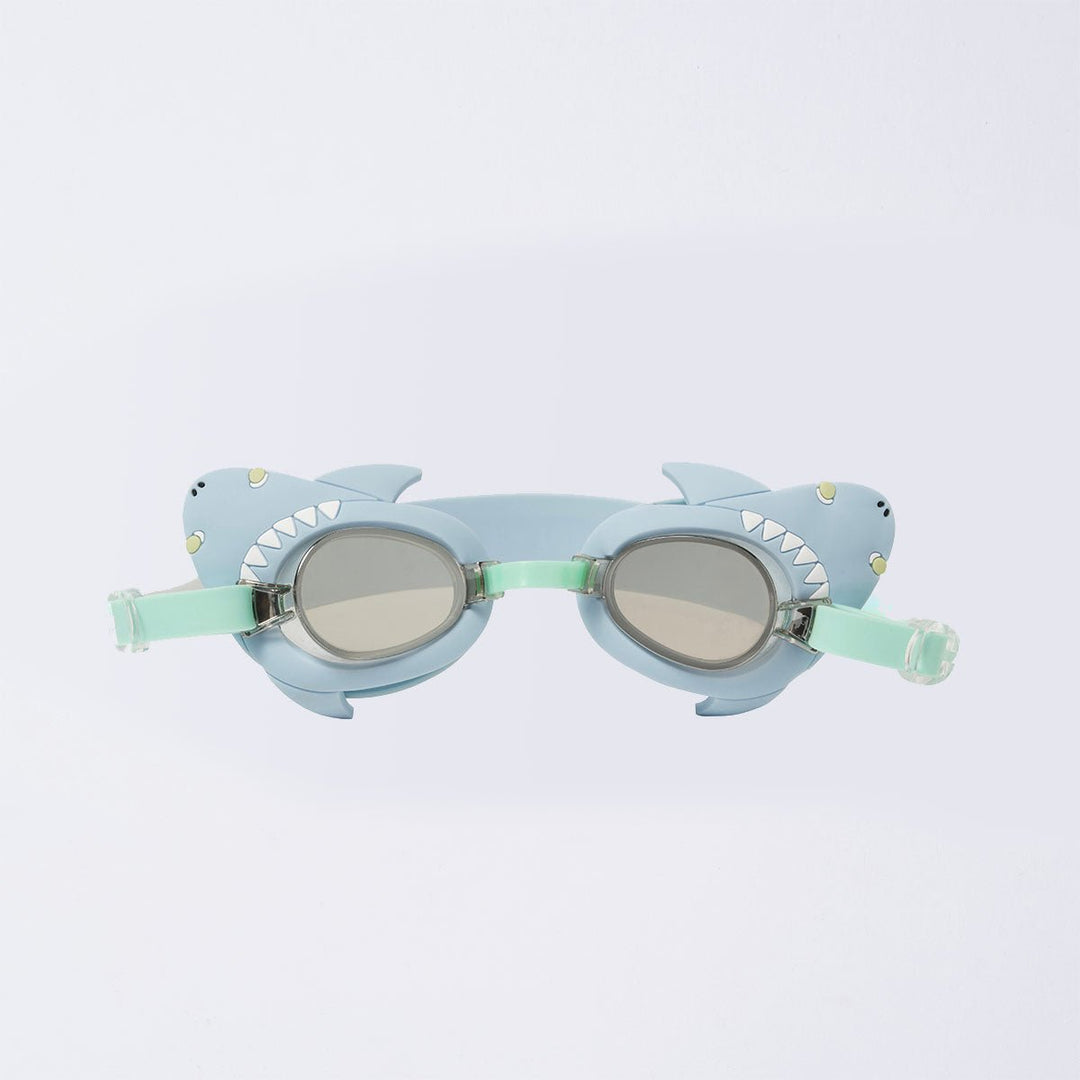SUNNYLiFE plaukimo akiniai vaikams - SALTY THE SHARK AQUA - Summer Boutique - SCMSGAQU