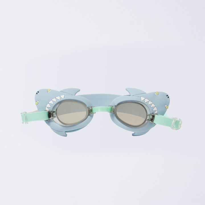 SUNNYLiFE plaukimo akiniai vaikams - SALTY THE SHARK AQUA - Summer Boutique - SCMSGAQU