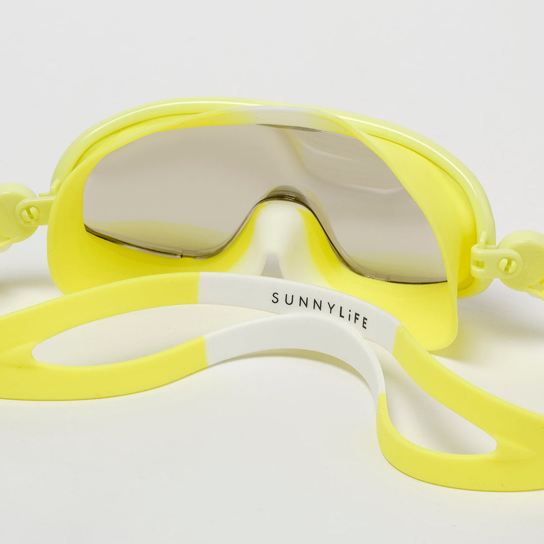 SUNNYLiFE plaukimo kaukė – SALTY THE SHARK NEON YELLOW - Summer Boutique - S51KSMNY