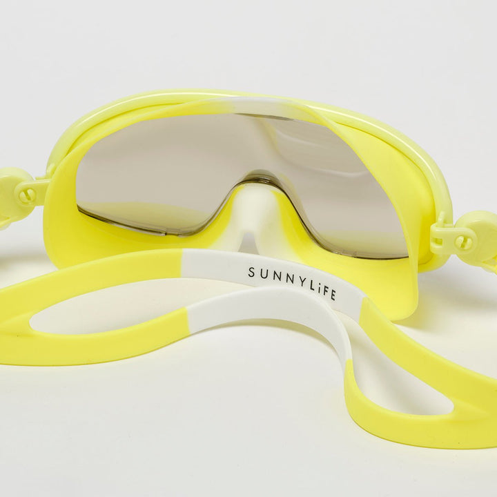 SUNNYLiFE plaukimo kaukė – SALTY THE SHARK NEON YELLOW - Summer Boutique - S51KSMNY
