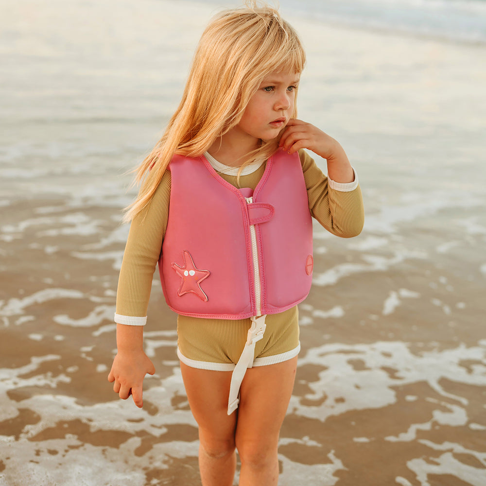 SUNNYLiFE plaukimo liemenė (1 – 2 m.) – OCEAN TREASURE ROSE - Summer Boutique - S3VEUSOT