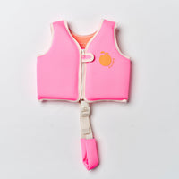SUNNYLiFE plaukimo liemenė (2 – 3 m.) – POPPY THE PEACH NEON PINK - Summer Boutique - S61FVPPN