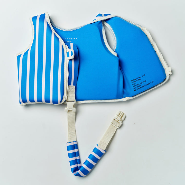 SUNNYLiFE plaukimo liemenė (2 – 3 m.) – TINO THE TIGER BLUE - Summer Boutique - S61FVTTT