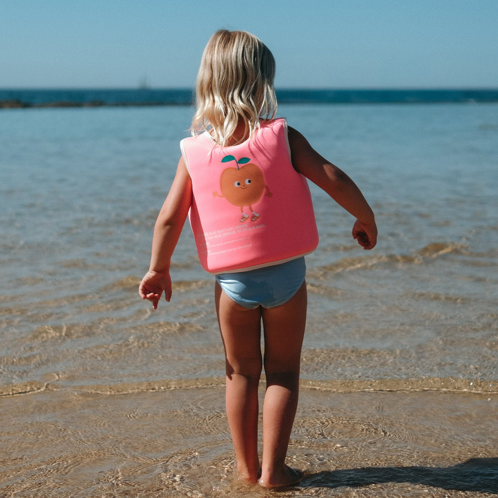 SUNNYLiFE plaukimo liemenė (3 - 6 m.) – POPPY THE PEACH NEON PINK - Summer Boutique - S61FVVNP