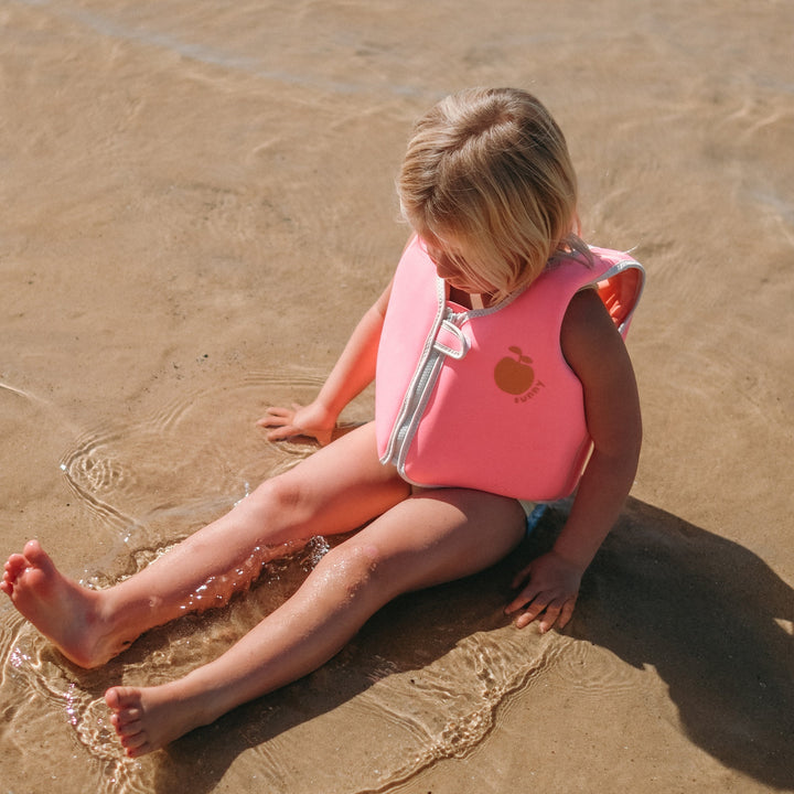 SUNNYLiFE plaukimo liemenė (3 - 6 m.) – POPPY THE PEACH NEON PINK - Summer Boutique - S61FVVNP