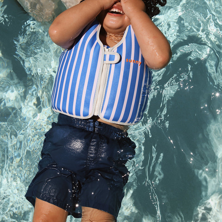 SUNNYLiFE plaukimo liemenė (3 - 6 m.) – TINO THE TIGER BLUE - Summer Boutique - S61FVVTB