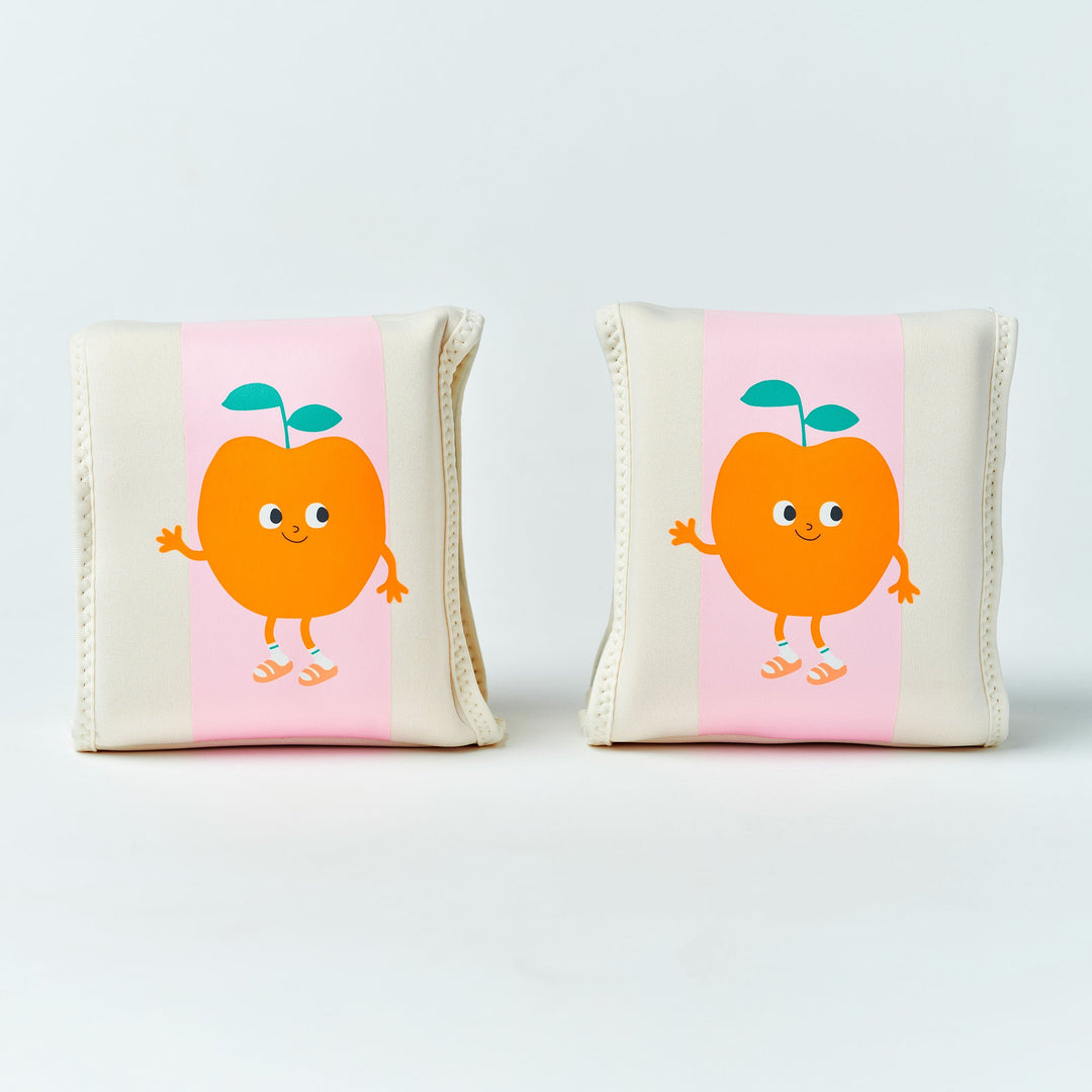 SUNNYLiFE plaukimo rankovės – POPPY THE PEACH PINK STRIPE - Summer Boutique - S61KNABP