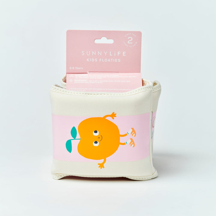 SUNNYLiFE plaukimo rankovės – POPPY THE PEACH PINK STRIPE - Summer Boutique - S61KNABP