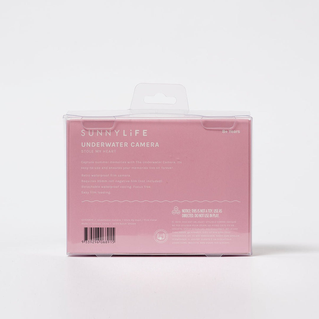 SUNNYLiFE povandeninis fotoaparatas – STOLE MY HEART PINK FLORAL - Summer Boutique - S51CAMPK