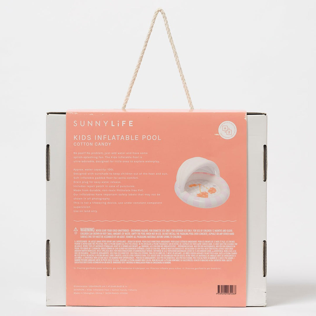 SUNNYLiFE pripučiamas baseinas – COTTON CANDY CHERRY - Summer Boutique - S51KPCPK