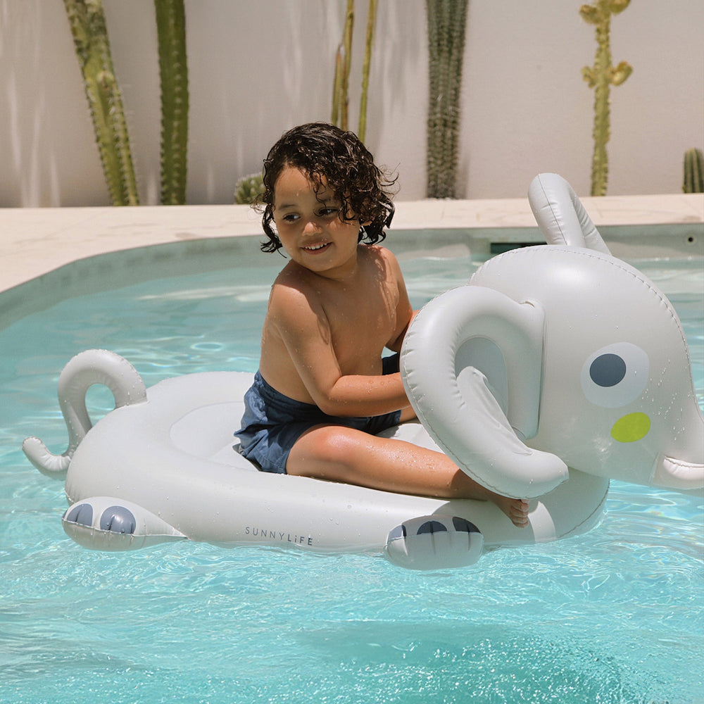 SUNNYLiFE pripučiamas čiužinys – ELI THE ELEPHANT GREY - Summer Boutique - S61KRFEG