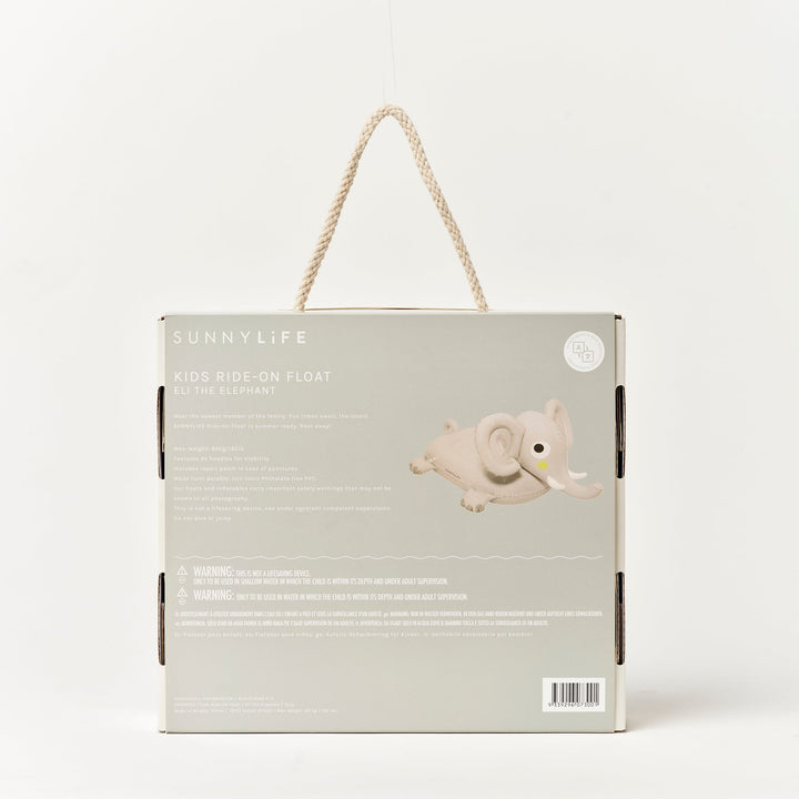 SUNNYLiFE pripučiamas čiužinys – ELI THE ELEPHANT GREY - Summer Boutique - S61KRFEG