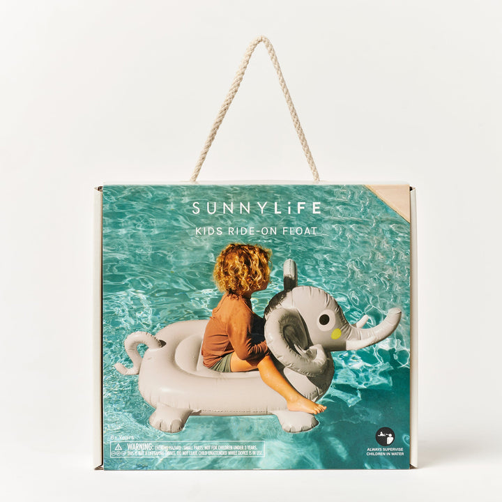 SUNNYLiFE pripučiamas čiužinys – ELI THE ELEPHANT GREY - Summer Boutique - S61KRFEG
