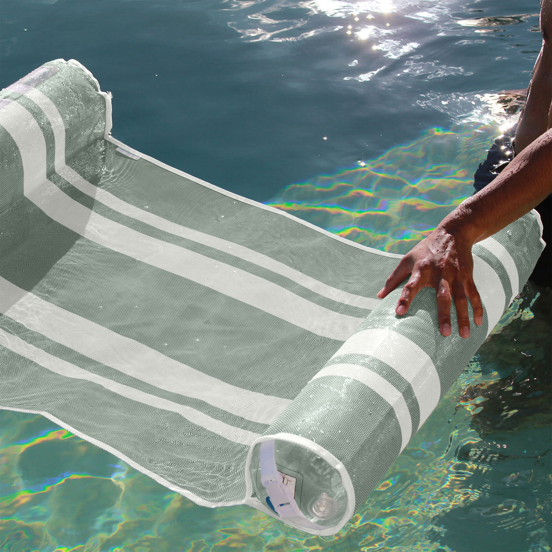 SUNNYLiFE pripučiamas hamakas – SEAGRASS STRIPE - Summer Boutique - S61MHFSE