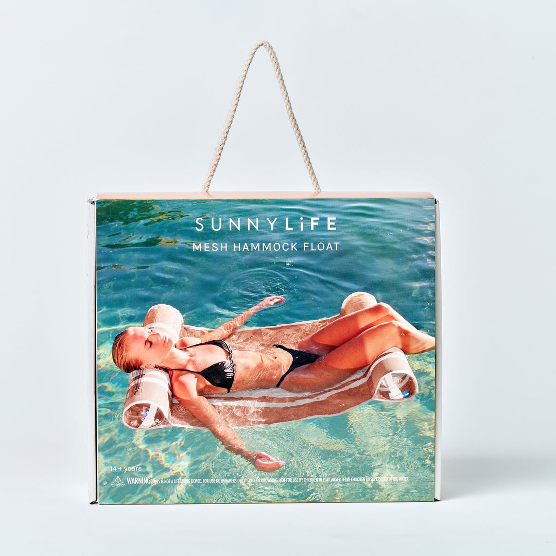 SUNNYLiFE pripučiamas hamakas – TIERRA CLAY STRIPE - Summer Boutique - S61MHFTC