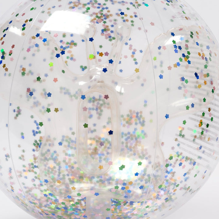 SUNNYLiFE pripučiamas paplūdimio kamuolys – COTTON CANDY GLITTER - Summer Boutique - S51BBBPK