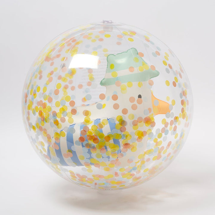 SUNNYLiFE pripučiamas paplūdimio kamuolys – SID THE SEAGULL BLUE STRIPE - Summer Boutique - S51BBSSB