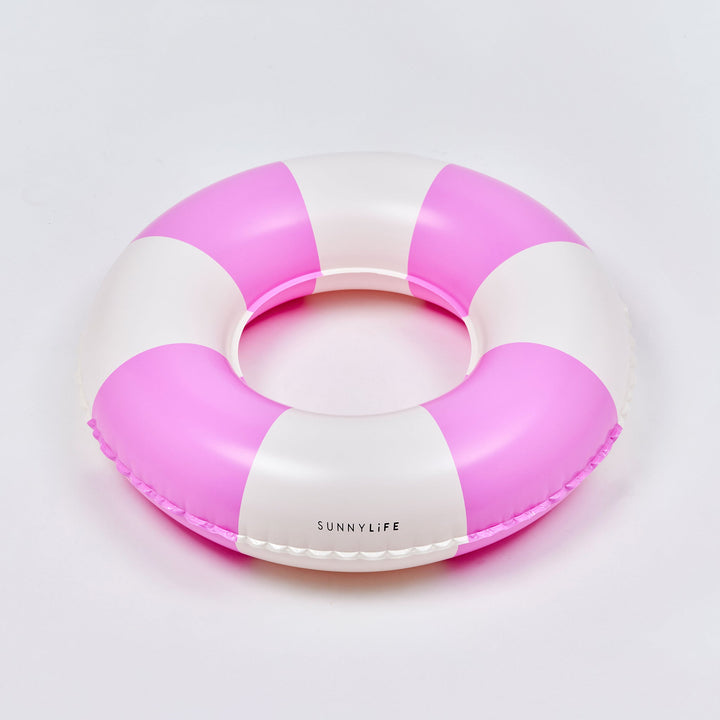 SUNNYLiFE pripučiamas plaukimo ratas – MAGENTA STRIPE - Summer Boutique - S61MPRMS