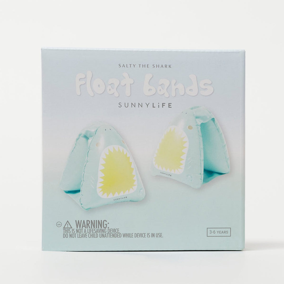SUNNYLiFE pripučiamos plaukimo rankovės – SALTY THE SHARK AQUA - Summer Boutique - SCIFBAQU