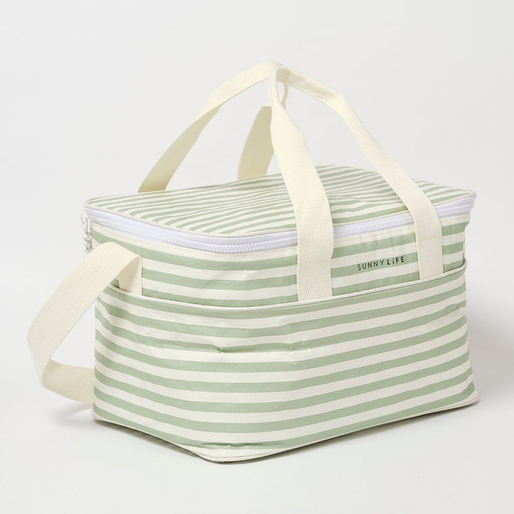SUNNYLiFE šaltkrepšis – LA PALMA SAGE STRIPE - Summer Boutique - S51NCBWS