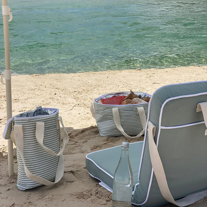 SUNNYLiFE šaltkrepšis – LA PALMA SAGE STRIPE - Summer Boutique - S51NCBWS