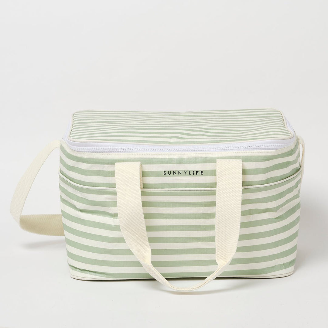 SUNNYLiFE šaltkrepšis – LA PALMA SAGE STRIPE - Summer Boutique - S51NCBWS