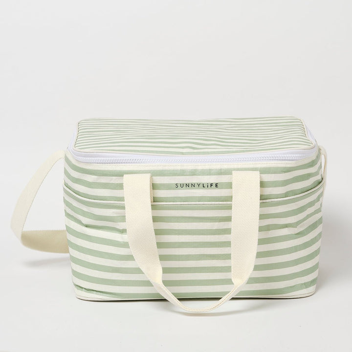 SUNNYLiFE šaltkrepšis – LA PALMA SAGE STRIPE - Summer Boutique - S51NCBWS