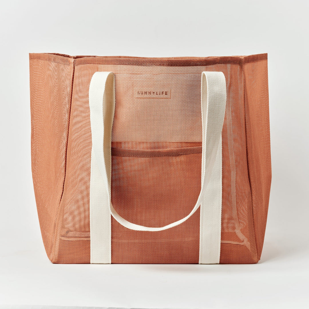 SUNNYLiFE tinklinis paplūdimio krepšys – TIERRA CLAY - Summer Boutique - S61MBBOD