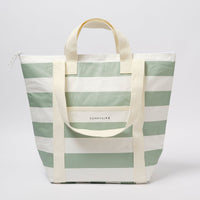 SUNNYLiFE Tote šaltkrepšis – LA PALMA SAGE STRIPE - Summer Boutique - S51NCTWS